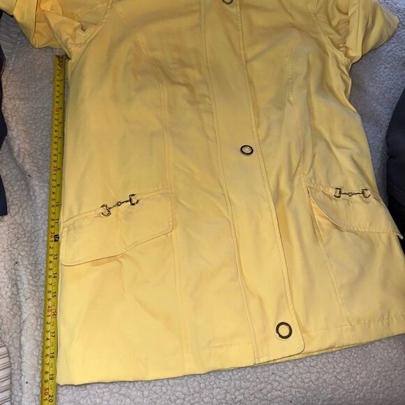 Studio Works Women’s Sunshine Yellow Zipper Coat Jacket Small NWT - Picture 11 of 13